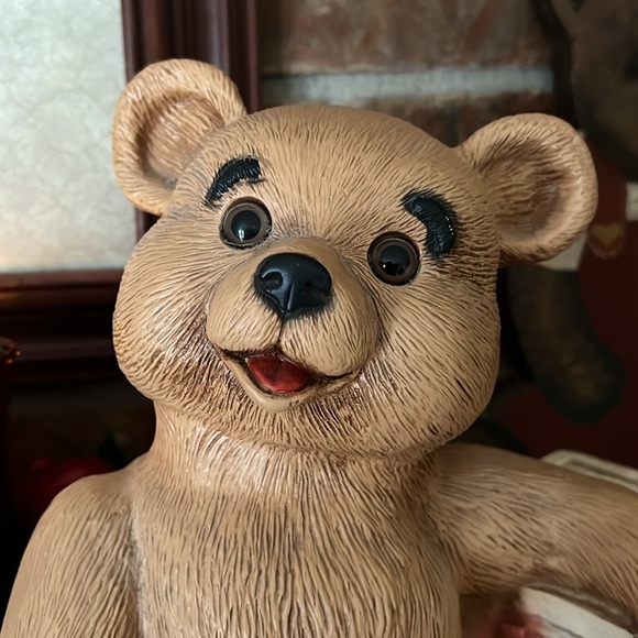 Rare Vintage 1989 Homco Large Heavy Bear and ABC Block
Statue Collector - Picture 5 of 10